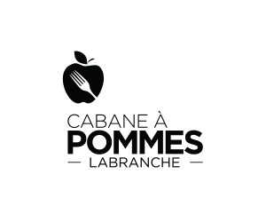 Logo cabane à pommes dark
